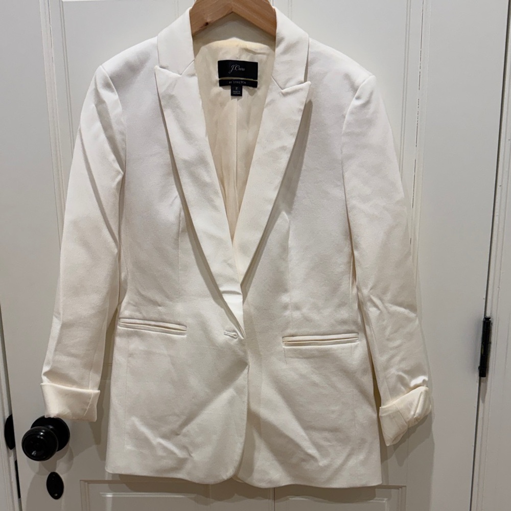 J. Crew Women's Ivory Blazer